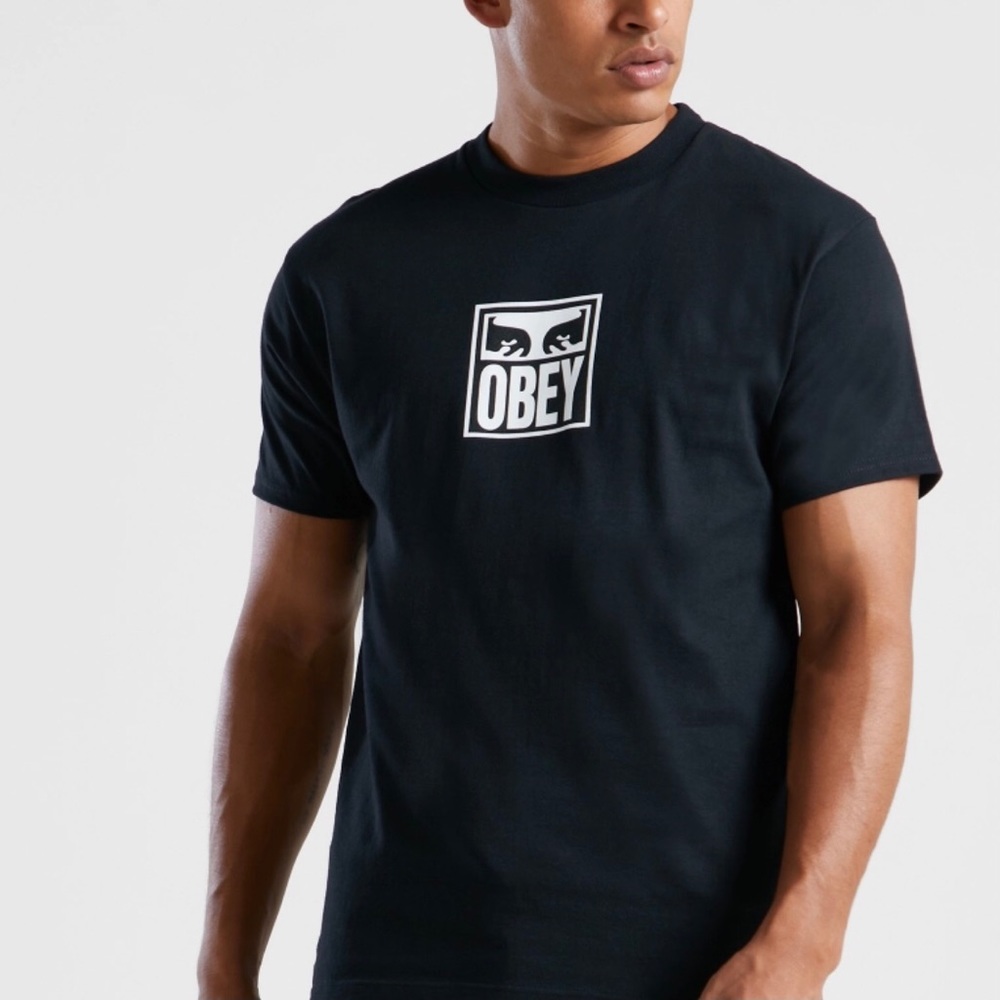 Obey Black Unisex Icon Face Tee